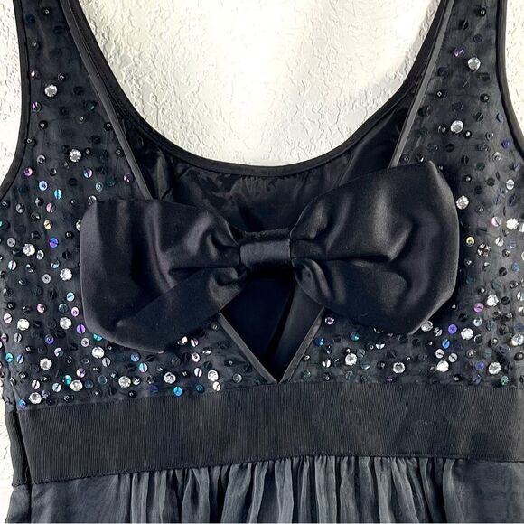 NWT Phoebe Couture Sequins and Tulle Mini Dress - Picture 3 of 10